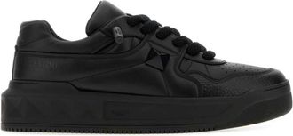 Valentino Garavani Black One Stud Sneakers