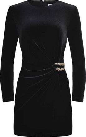 Self Portrait Dress Made Of Velvet