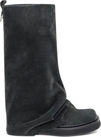 The Attico Slouch Suede Knee-high Boots