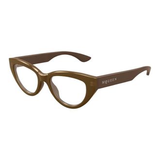 Alexander McQueen Glasses, female, Brown, 52 MM, Am0529O Optical Frame