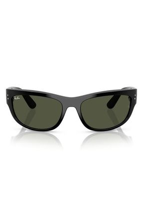 Ray-Ban Balorama 60mm Pillow Sunglasses in Black at Nordstrom