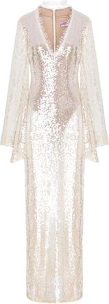 Manur&iacute; Cl&eacute;o maxi-jurk met pailletten - Roze