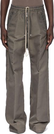 Rick Owens Wide-Leg Trousers with Elastic Waistband and Multi-Pocket Design