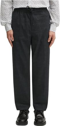 Kenzo Broeken, Heren, Zwart, L, Katoen, Weave Cargo Jogpant
