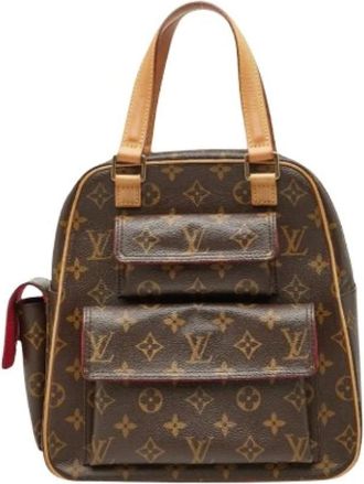 Louis Vuitton Pre-owned Handbags, female, Brown, Size: ONE SIZE Pre-owned Canvas Handbag
