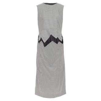 Comme Des Gar&ccedil;ons Comme Des Garcons wool houndstooth cut out dress