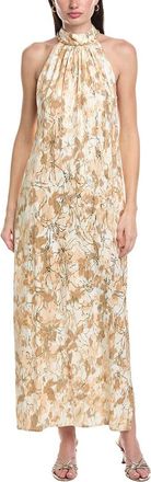 Vince Camuto Halter Neck Maxi Shift Dress