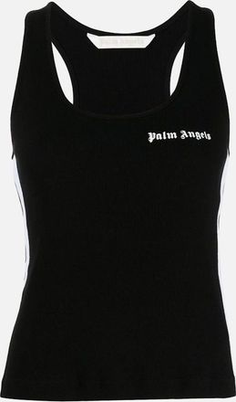 Palm Angels Womens Palm Angels Logo Tank Top Black - Size: 14