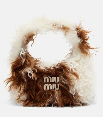 Miu Miu Wander cow-print shoulder bag