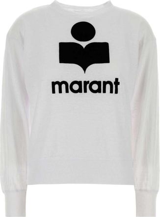 Isabel Marant White Graphic Print T-Shirt