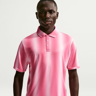 Nike Mens Par Dri-FIT Golf Polo in Pink | II4171-664