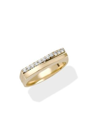 Lana Jewelry 14K Gold Geometric Stack Ring in Yellow Gold at Nordstrom, Size 6