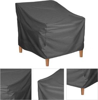 OEM Funda Para Sillas De Jard&iacute;n - Funda Protectora Para Exteriores - Protege Los Muebles - Cobertura Total - 80x85x915cm - Negro
