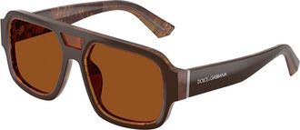 Dolce & Gabbana DG4516 345673 Mens Sunglasses Brown Size 55