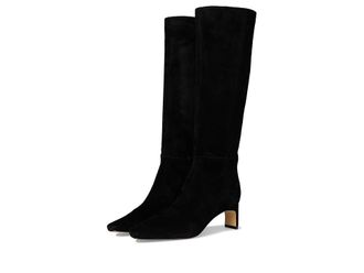 Calvin Klein Caterine Womens Boots Black Leather : 6.5 M, Faux Leather