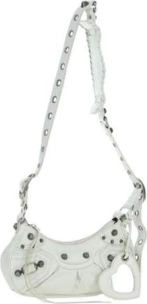 Balenciaga Pre-owned Shoulder Bags, female, White, Size: ONE SIZE Pre-owned Vintage Shoulder Bag