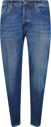 Dondup Brighton Carrot Jeans - Heren - Loose Fit Jeans - Blauw - W35 - Katoen - Jeans