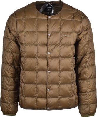 Gramicci Military Green Quilted Nylon Down Jacket