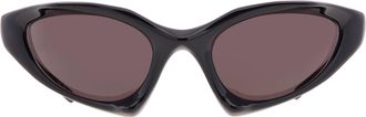 Balenciaga Grey Irregular Unisex Sunglasses BB0352S 001 67