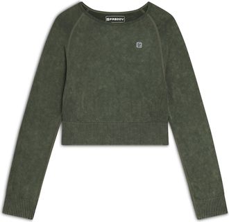 Freddy Maglia corta con maniche lunghe tessuto seamless ice wash