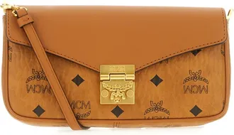 MCM Mcm, Tassen, Dames, Bruin, ONE Size, Katoen, Tracy Mini Schoudertas