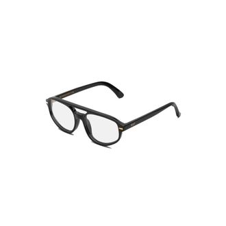 Retro Superfuture Glasses, unisex, Black, Size: 55 MM Numero 153 Optical Frame