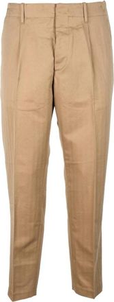 Hindustrie Broek - Heren - Nette broeken - Beige - XL - Katoen - Broeken
