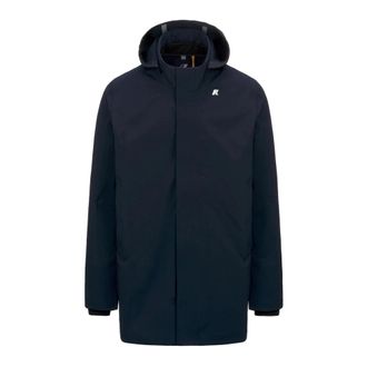 K-Way Duke Bonded Parka - Heren - Parka Jassen - Blauw - L - Polyester - Jassen