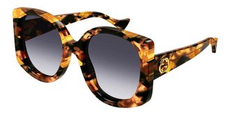 Gucci GG1257S 004 Womens Sunglasses Tortoiseshell Size 53