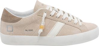D.A.T.E. D. A.T. E. Beige Hill Low Suede Sneakers