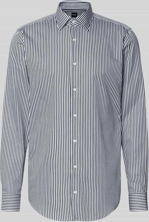 HUGO BOSS Regular Fit Businesshemd mit extra langem Arm Modell H-JOE-K in Marine, Gr&ouml;&szlig;e 42L