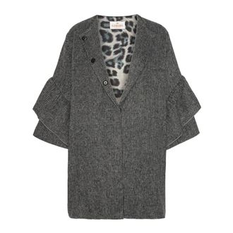 Karmamia Light Jackets, female, Gray, ONE SIZE, Grey Melange Black Jacket Style 96399