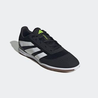 adidas Fussballschuh ADIDAS PERFORMANCE PREDATOR CLUB INDOOR SALA, Gr. 44, core schwarz, cloud wei&szlig;, lucid lemon, Synthetik, Textil, Schuhe Fussballschuh, ge