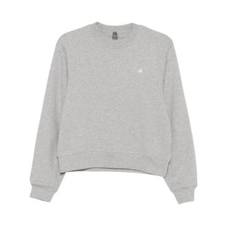 adidas by Stella McCartney Regular Sweatshirt - Dames - Sportshirts - Grijs - S - Fitness