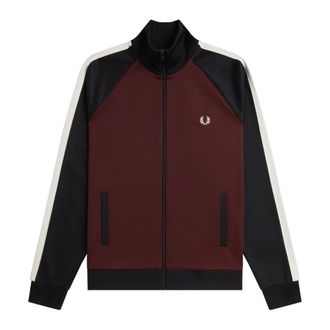 Fred Perry Zip-throughs, male, Red, Size: 2XL Sweatshirts & Hoodies
