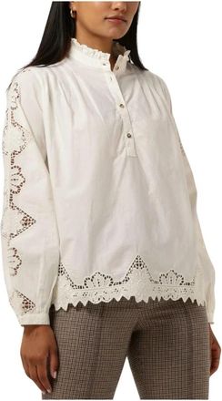 Vanessa Bruno Ecru Blouse voor Dames - Dames - Blouses - Beige - M - Overhemden
