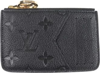 Louis Vuitton Pre-owned Wallets, female, Black, Size: ONE SIZE Pre-owned Canvas Wallet