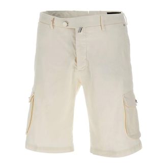 Kiton Casual Shorts, male, White, Size: W36 Shorts