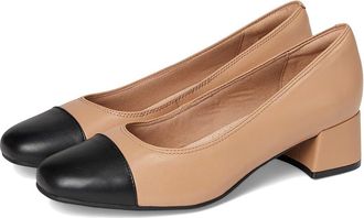 Clarks Iridessa May Womens Shoes Beige Leather : 7.5 B - Medium