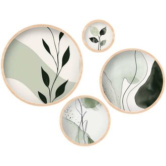 Wallity Quadro da parete in MDF con cornice Painting Multicolore