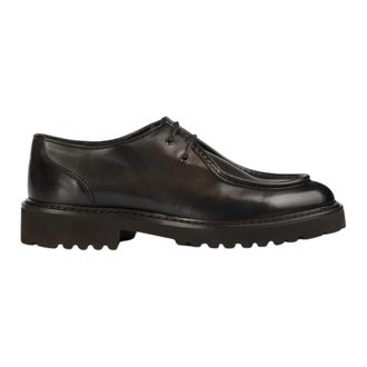 Doucal's Two-hole Lace-up - Heren - Veterschoenen - Bruin - 40 EU - Leer - Schoenen
