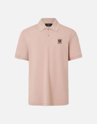Belstaff Mens Belstaff Polo Shirt Dusk Pink - Tan - Size: 46