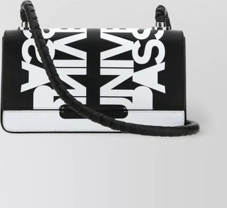 Burberry leather shoulder bag with two-tone design