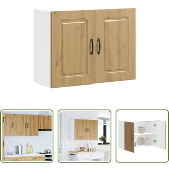 vidaXL Pensile da cucina - Pensile da Cucina Kalmar Rovere Artigianale Legno Multistrato