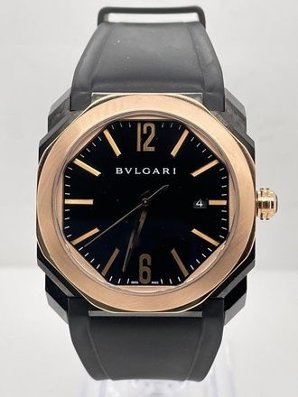 Bulgari Pre-owned Bvlgari Octo LOriginale Automatic Black Dial Mens Watch 102485