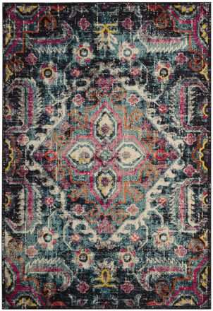Safavieh Alfombra azul/rosa 155 x 231 cm