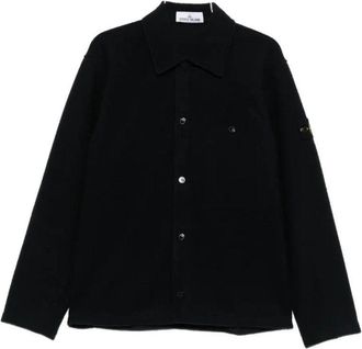 Stone Island Virgin Wool Blend Shirt