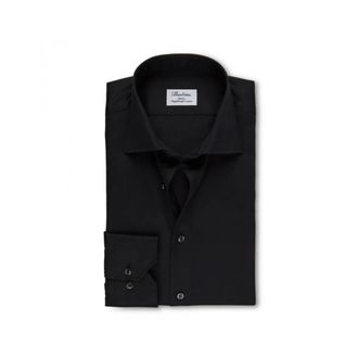 Stenstr&ouml;ms Formal Slimline Overhemd - Heren - Zakelijke Overhemden - Zwart - XS - Leer - Overhemden
