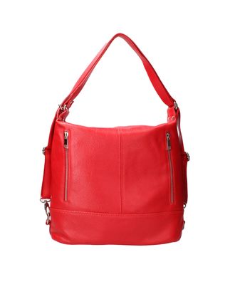 Viola Castellani Geconverteerde schoudertas in een rugzak kan worden omgezet Vrouwen