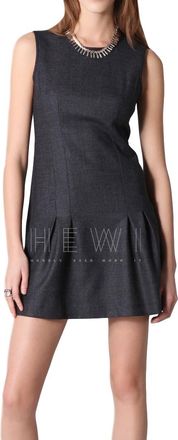 Theory scoop-neck wool dress Size S